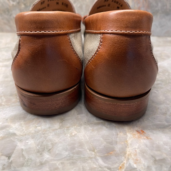 Vintage Johnson & Murphy Canvas and Leather Loafer Size 8 main image 7